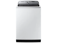 5.2 cu. ft. Large Capacity Smart Top Load Washer with Super Speed Wash in White | Samsung US