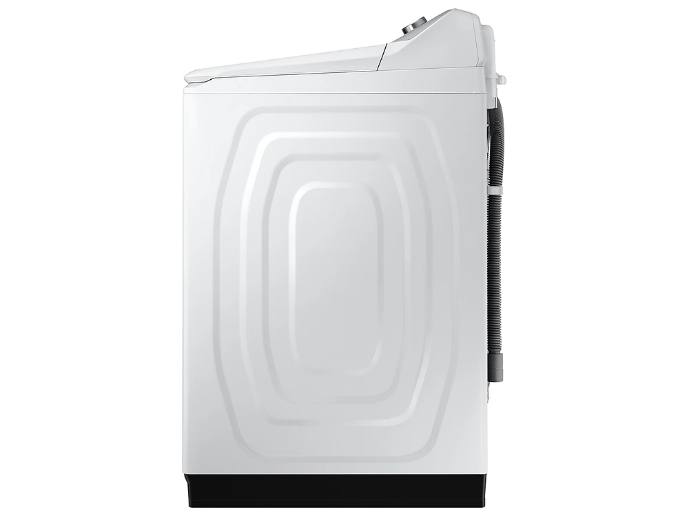 5.2 cu. ft. Large Capacity Smart Top Load Washer with Super Speed Wash in White | Samsung US