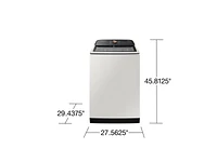 5.5 cu. ft. Extra-Large Capacity Smart Top Load Washer with Auto Dispense System in Ivory | Samsung US