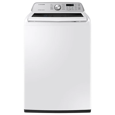 4.5 cu. ft. Capacity Top Load Washer with Active WaterJet in White Washers - WA45T3400AW/A4 | Samsung US