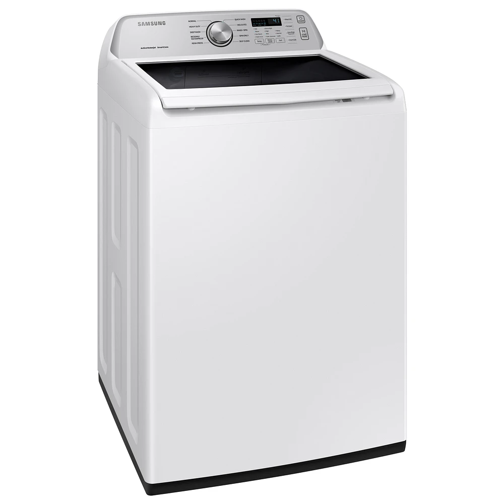 4.5 cu. ft. Capacity Top Load Washer with Active WaterJet in White Washers - WA45T3400AW/A4 | Samsung US