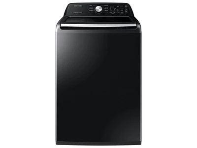 WA45T3400AV/A4 | 4.5 cu. ft. Capacity Top Load Washer with Active WaterJet in Brushed Black | Samsung Business US