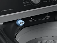 WA45T3400AV/A4 | 4.5 cu. ft. Capacity Top Load Washer with Active WaterJet in Brushed Black | Samsung Business US