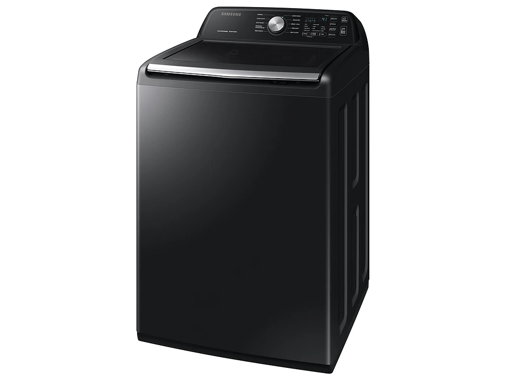 WA45T3400AV/A4 | 4.5 cu. ft. Capacity Top Load Washer with Active WaterJet in Brushed Black | Samsung Business US