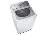 5.0 cu. ft. Top Load Washer with Active Water Jet in White Washer - WA50R5200AW/US | Samsung US