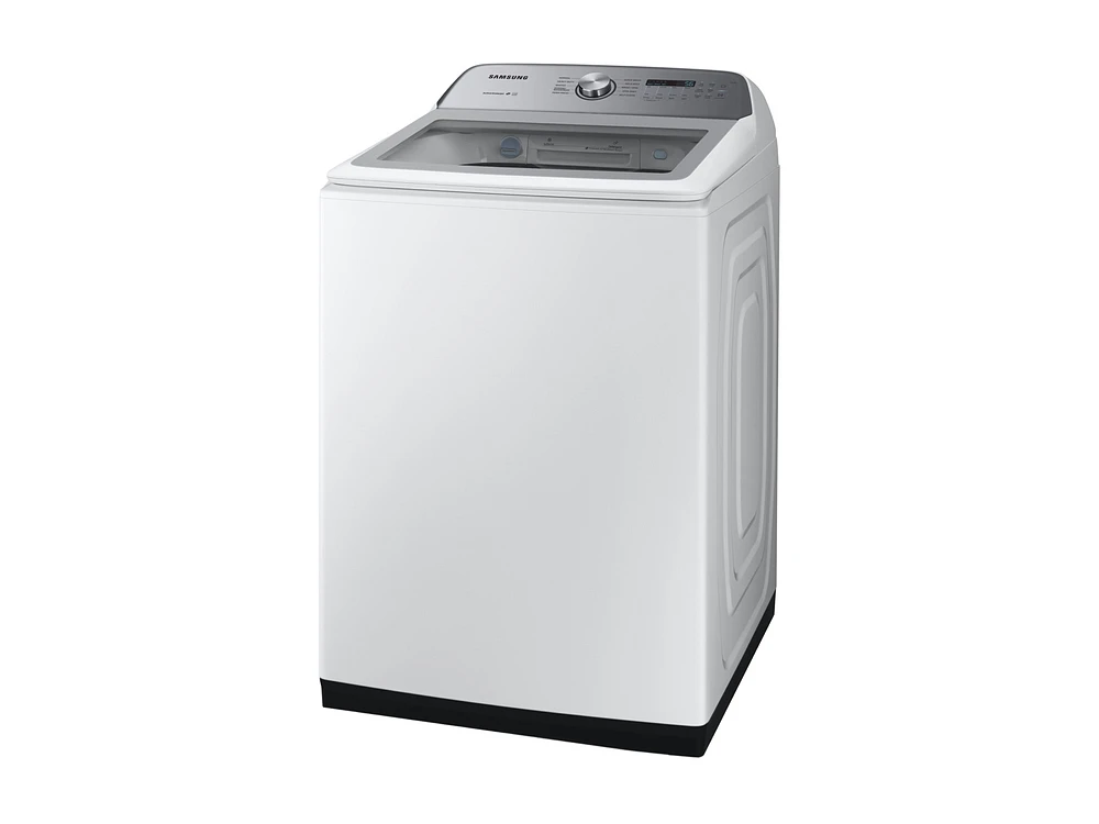 5.0 cu. ft. Top Load Washer with Active Water Jet in White Washer - WA50R5200AW/US | Samsung US