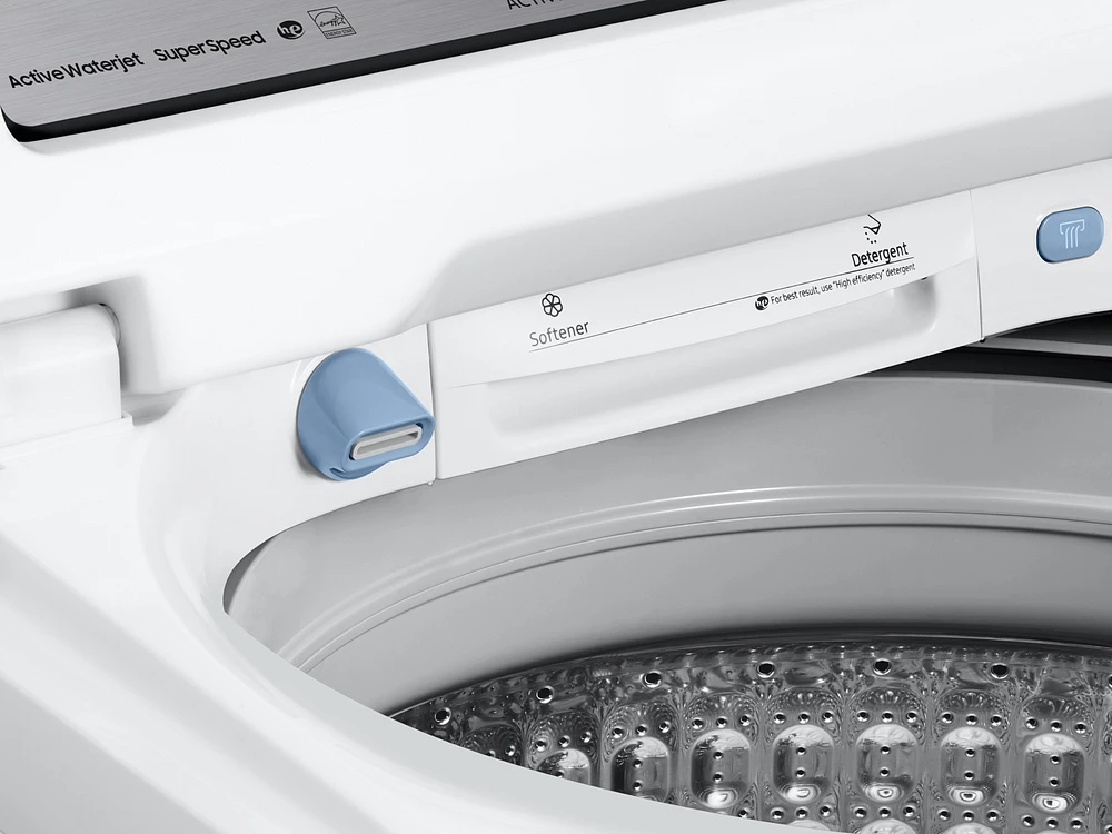 5.0 cu. ft. Top Load Washer with Super Speed in White Washer - WA50R5400AW/US | Samsung US