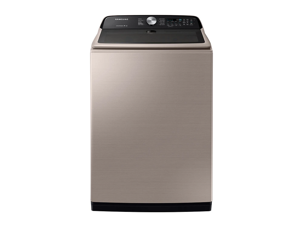 5.0 cu. ft. Top Load Washer with Active Water Jet in Champagne Washers