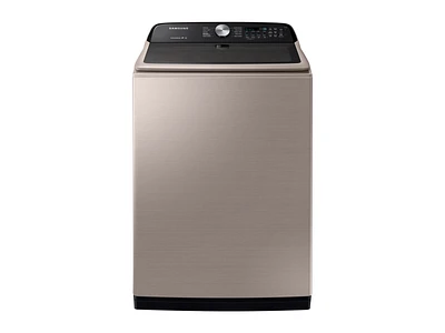 5.0 cu. ft. Top Load Washer with Active Water Jet in Champagne Washers