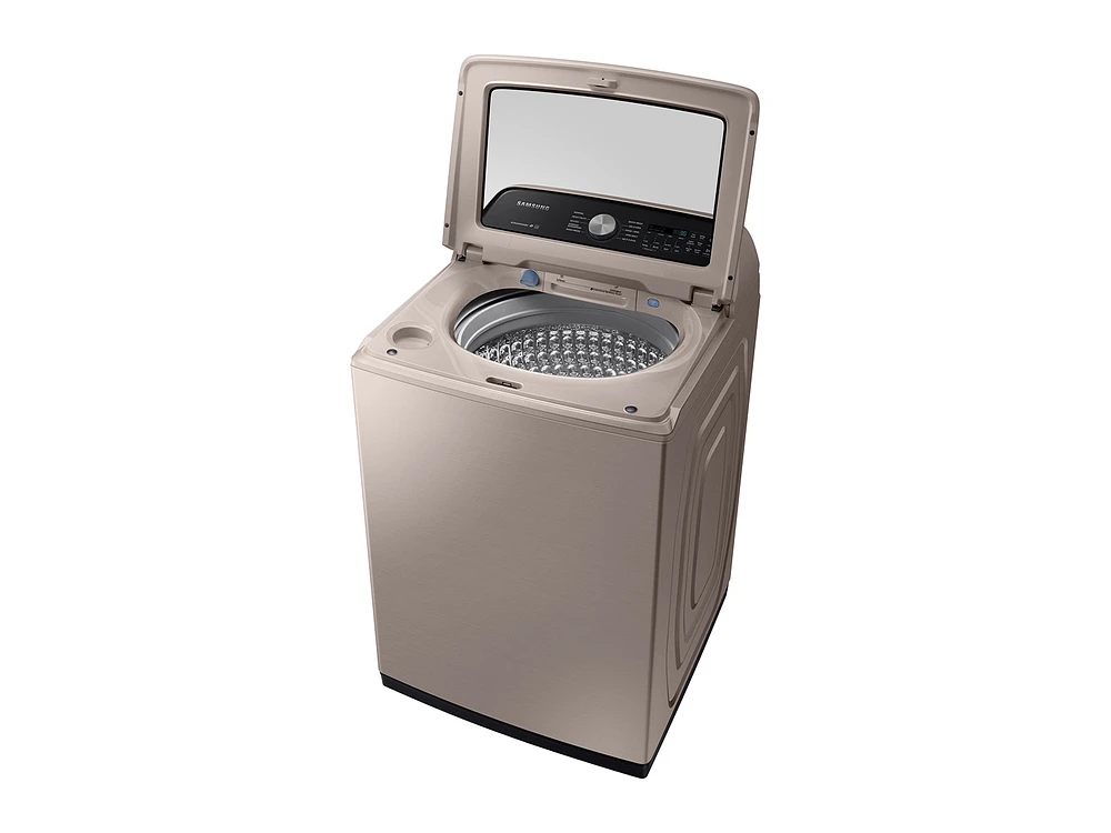 5.0 cu. ft. Top Load Washer with Active Water Jet in Champagne Washers