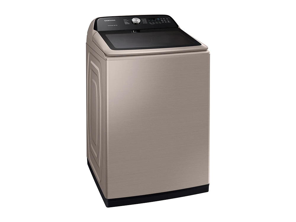 5.0 cu. ft. Top Load Washer with Active Water Jet in Champagne Washers