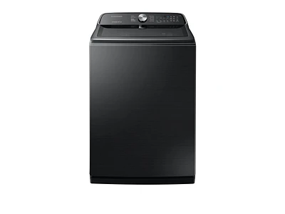 WA54R7200AV/US | WA7200 5.4 cu. ft. Top Load Washer with Active WaterJet in Black Stainless Steel | Samsung Business US