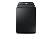 WA54R7200AV/US | WA7200 5.4 cu. ft. Top Load Washer with Active WaterJet in Black Stainless Steel | Samsung Business US