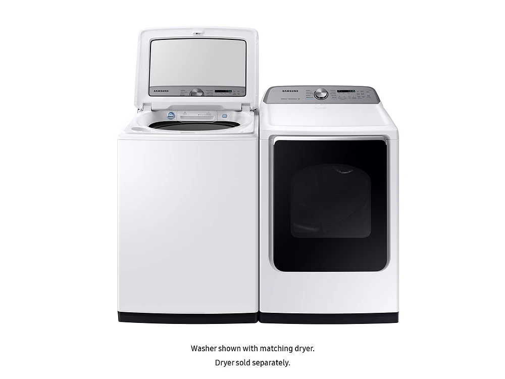 WA54R7200AW/US | 5.4 cu. ft. Top Load Washer with Active WaterJet in White | Samsung Business US