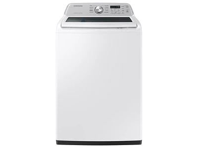 4.6 cu. ft. Large Capacity Smart Top Load Washer with ActiveWave™ Agitator and Active WaterJet in White | Samsung US