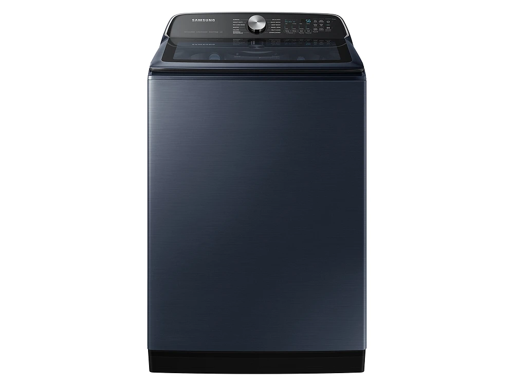 5.4 cu. ft. Smart Top Load Washer with Pet Hair Remover Setting in Navy | Samsung US