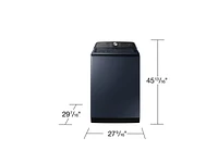 5.4 cu. ft. Smart Top Load Washer with Pet Hair Remover Setting in Navy | Samsung US