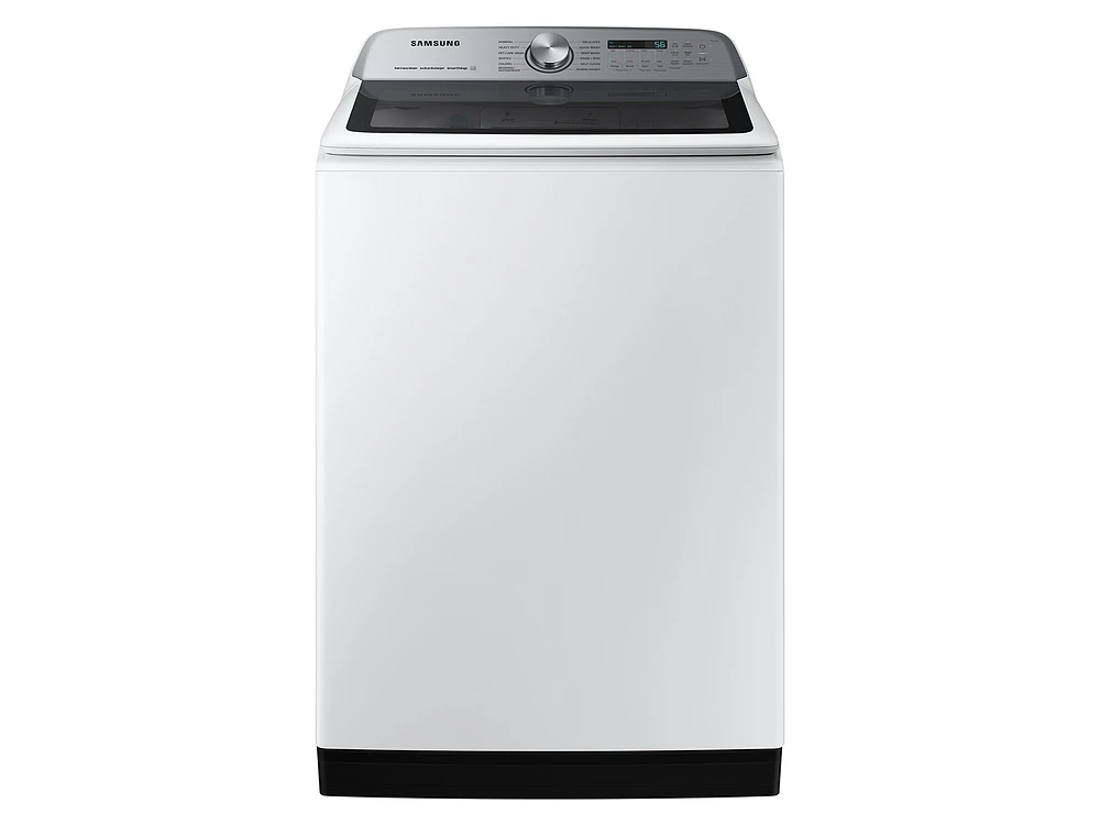 5.4 cu. ft. Smart Top Load Washer with Pet Hair Remover Setting in White | Samsung US