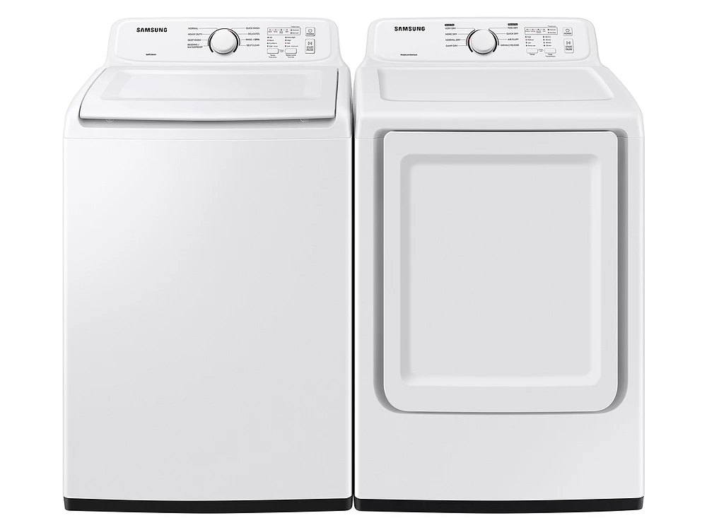 WA40A3005AW/A4 | 4.0 cu. ft. Top Load Washer with ActiveWave™ Agitator and Soft-Close Lid in White | Samsung Business US