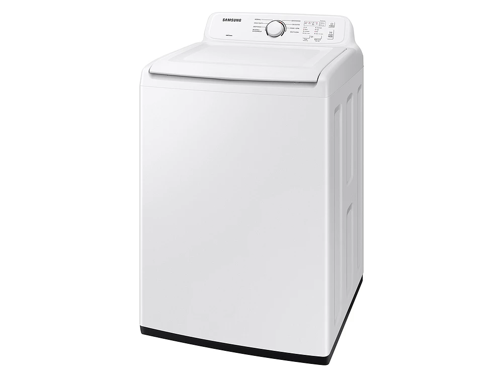 WA41A3000AW/A4 | 4.1 cu. ft. Capacity Top Load Washer with Soft-Close Lid and 8 Washing Cycles in White | Samsung Business US