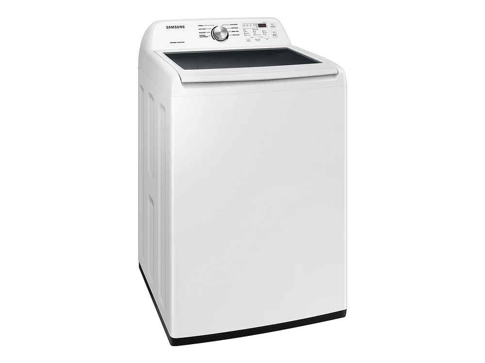 WA44A3205AW/A4 | 4.4 cu. ft. Top Load Washer with ActiveWave™ Agitator and Soft-Close Lid in White | Samsung Business US