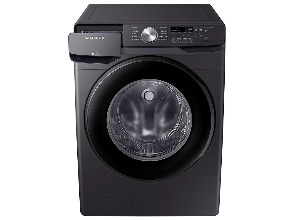 4.5 cu. ft. Front Load Washer with Vibration Reduction Technology+ in Brushed Black | Samsung US