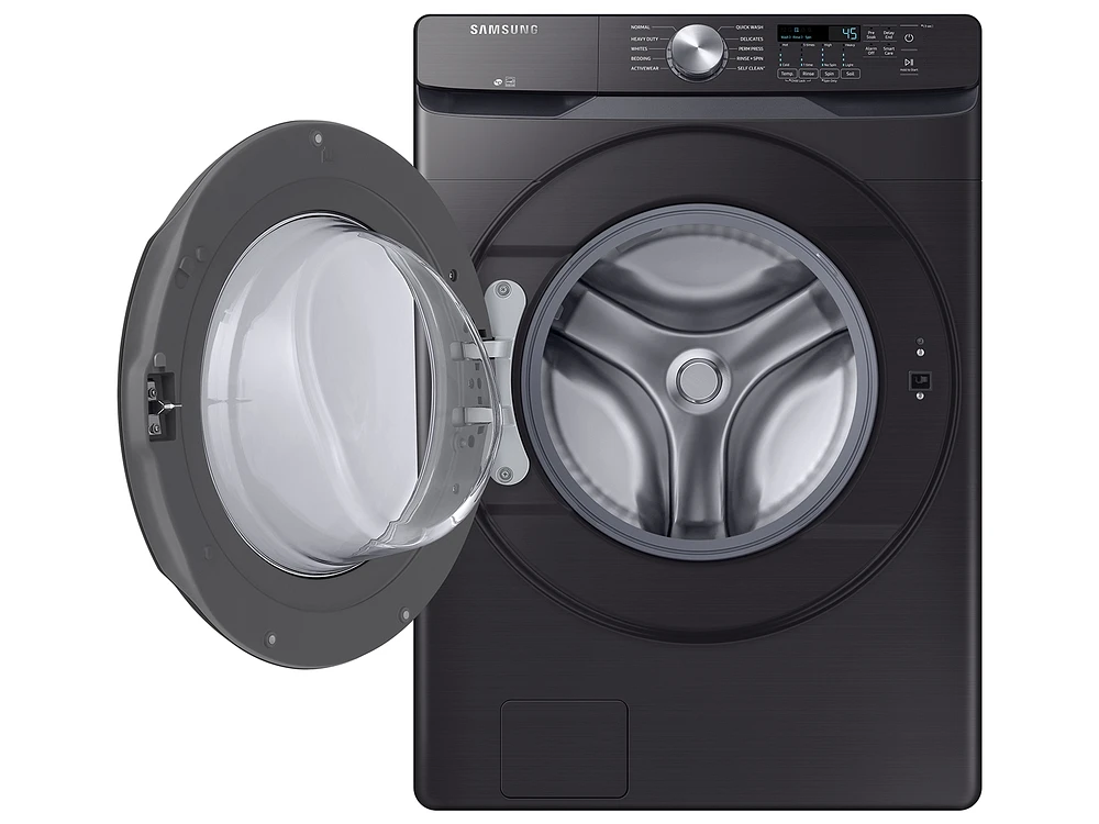 4.5 cu. ft. Front Load Washer with Vibration Reduction Technology+ in Brushed Black | Samsung US