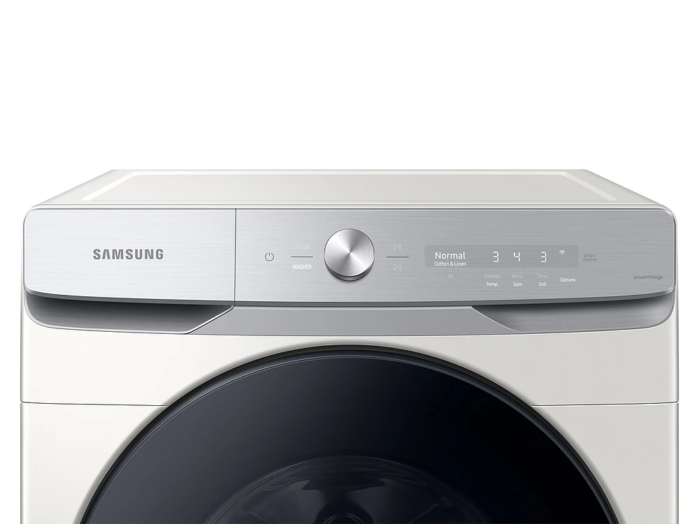 WF50A8600AE/US | 5.0 cu. ft. Extra-Large Capacity Smart Dial Front Load Washer with MultiControl™ in Ivory | Samsung Business US