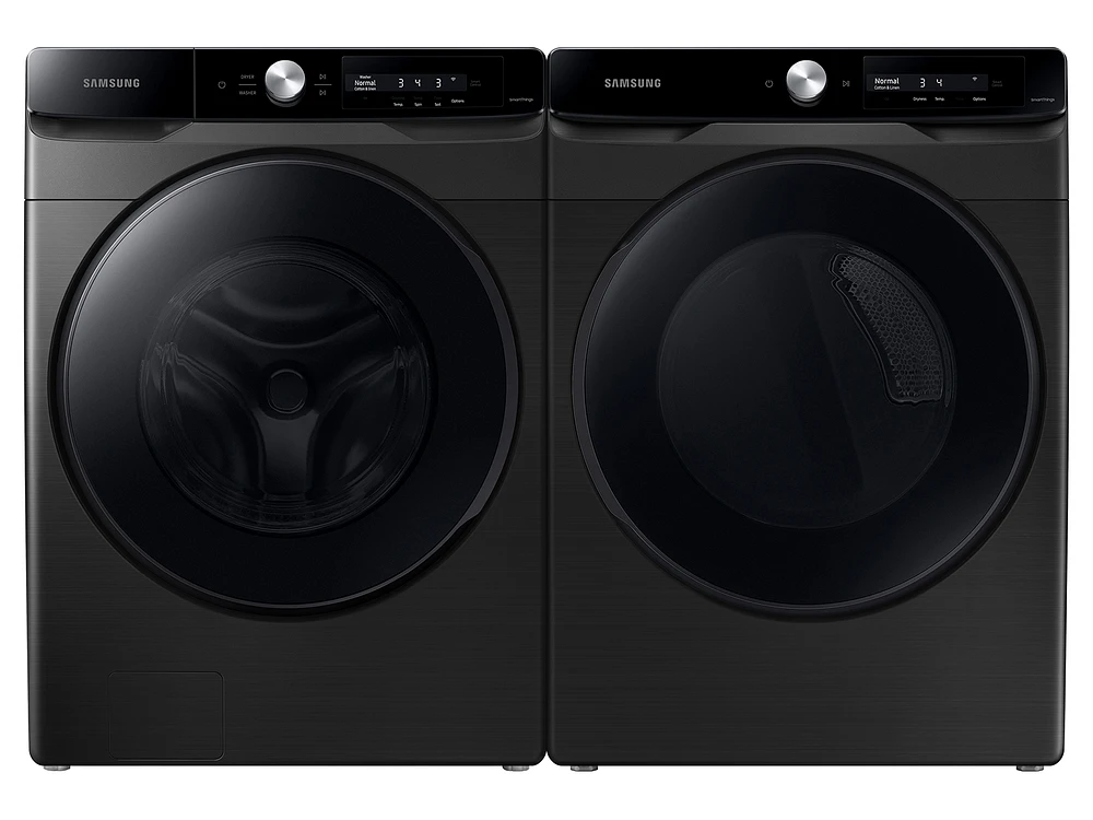 DVE45A6400V/A3 | 7.5 cu. ft. Smart Dial Electric Dryer with Super Speed Dry in Brushed Black | Samsung Business US