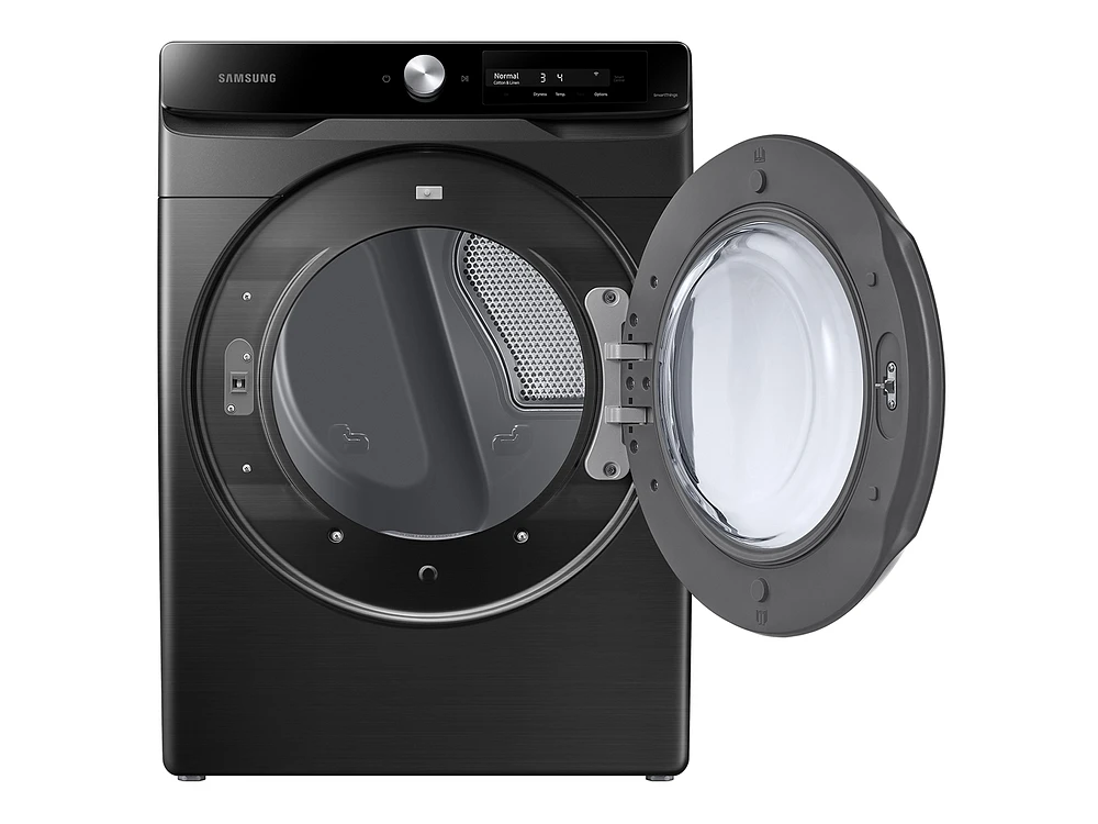 DVE45A6400V/A3 | 7.5 cu. ft. Smart Dial Electric Dryer with Super Speed Dry in Brushed Black | Samsung Business US