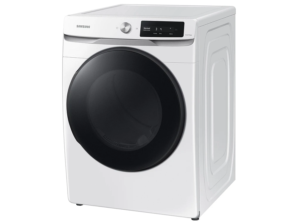 DVE45A6400W/A3 | 7.5 cu. ft. Smart Dial Electric Dryer with Super Speed Dry in White | Samsung Business US