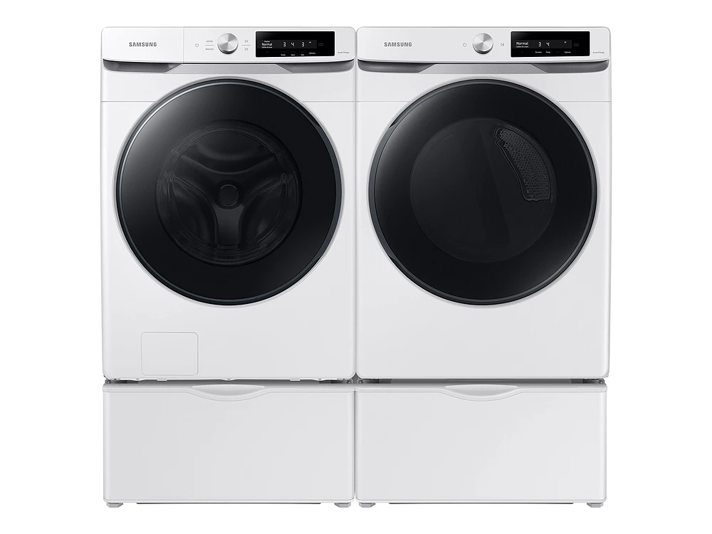 4.5 cu. ft. Large Capacity Smart Dial Front Load Washer with Super Speed Wash in White Washers - WF45A6400AW/US | Samsung US