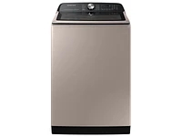 WA51A5505AC/US | 5.1 cu. ft. Smart Top Load Washer with ActiveWave™ Agitator and Super Speed Wash in Champagne | Samsung Business US