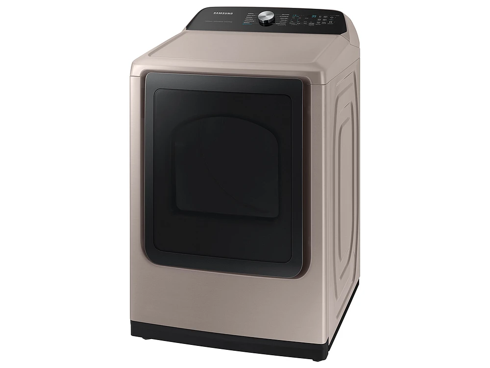 DVE52A5500C/A3 | 7.4 cu. ft. Smart Electric Dryer with Steam Sanitize+ in Champagne | Samsung Business US