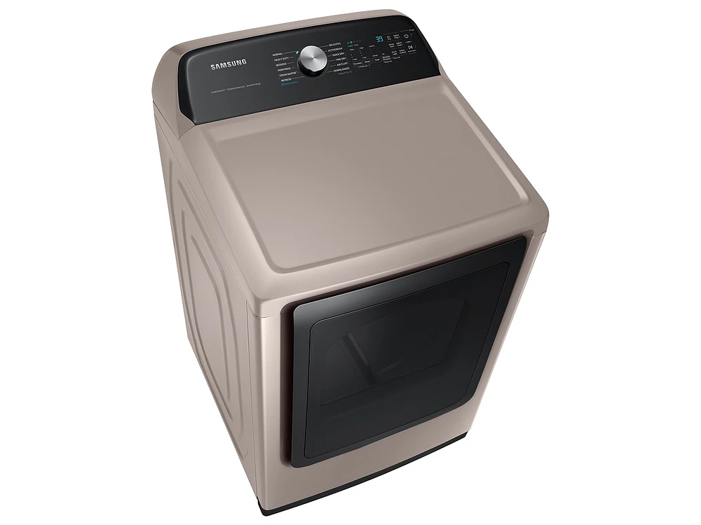 DVE52A5500C/A3 | 7.4 cu. ft. Smart Electric Dryer with Steam Sanitize+ in Champagne | Samsung Business US