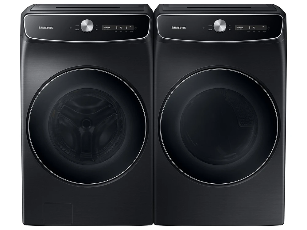 7.5 cu. ft. Smart Dial Electric Dryer with FlexDry™ and Super Speed Dry in Brushed Black Dryers