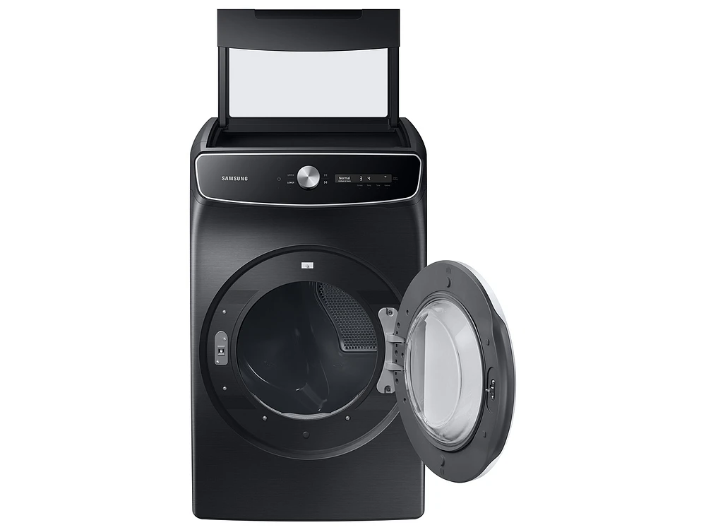 7.5 cu. ft. Smart Dial Electric Dryer with FlexDry™ and Super Speed Dry in Brushed Black Dryers