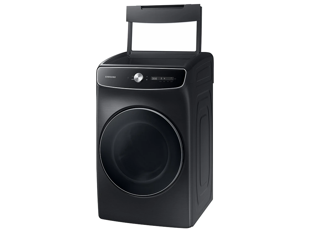 7.5 cu. ft. Smart Dial Electric Dryer with FlexDry™ and Super Speed Dry in Brushed Black Dryers