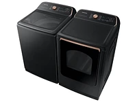 DVE55A7700V/A3 | 7.4 cu. ft. Smart Electric Dryer with Steam Sanitize+ in Brushed Black | Samsung Business US