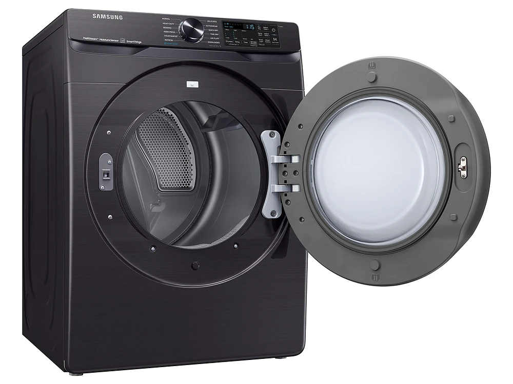 7.5 cu. ft. Smart Electric Dryer with Steam Sanitize+ in Brushed Black Dryers - DVE50A8500V/A3 | Samsung US