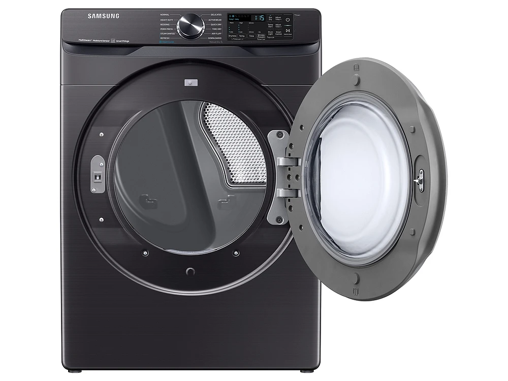 7.5 cu. ft. Smart Electric Dryer with Steam Sanitize+ in Brushed Black Dryers - DVE50A8500V/A3 | Samsung US