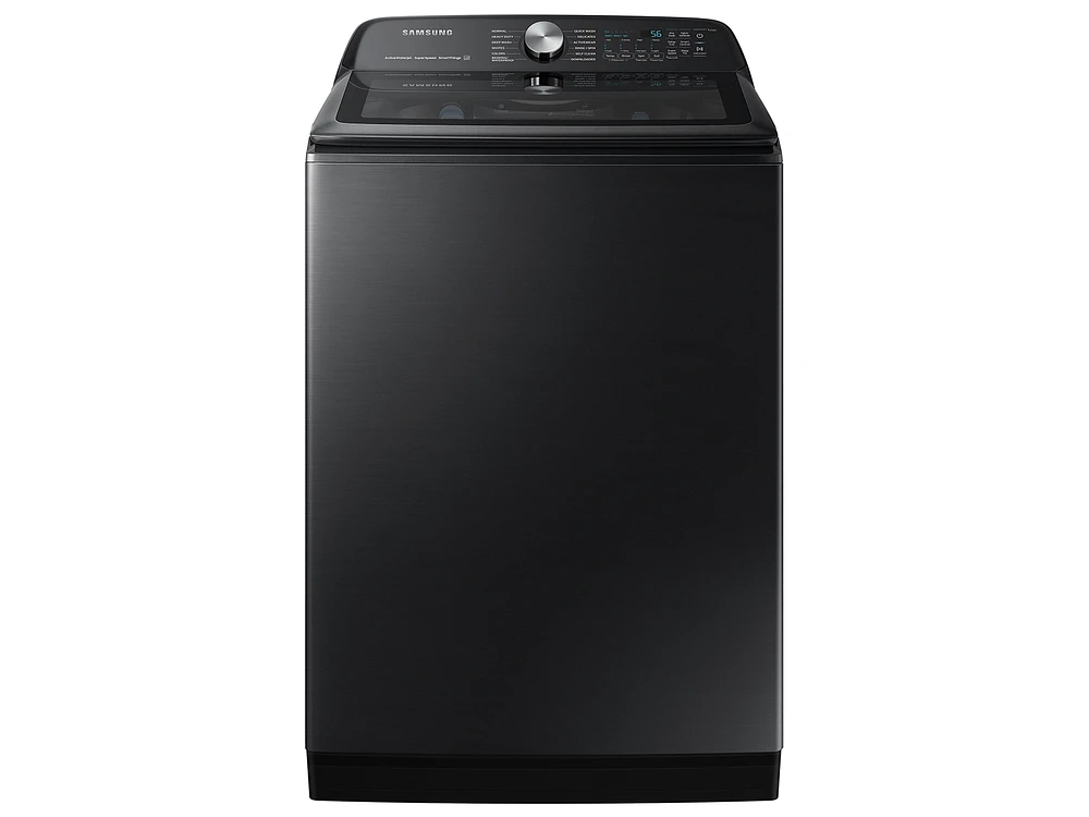 WA52A5500AV/US | 5.2 cu. ft. Large Capacity Smart Top Load Washer with Super Speed Wash in Brushed Black | Samsung Business US