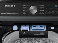 WA52A5500AV/US | 5.2 cu. ft. Large Capacity Smart Top Load Washer with Super Speed Wash in Brushed Black | Samsung Business US