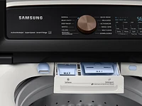 5.5 cu. ft. Extra-Large Capacity Smart Top Load Washer with Super Speed Wash in Ivory Washers - WA55A7300AE/US | Samsung US