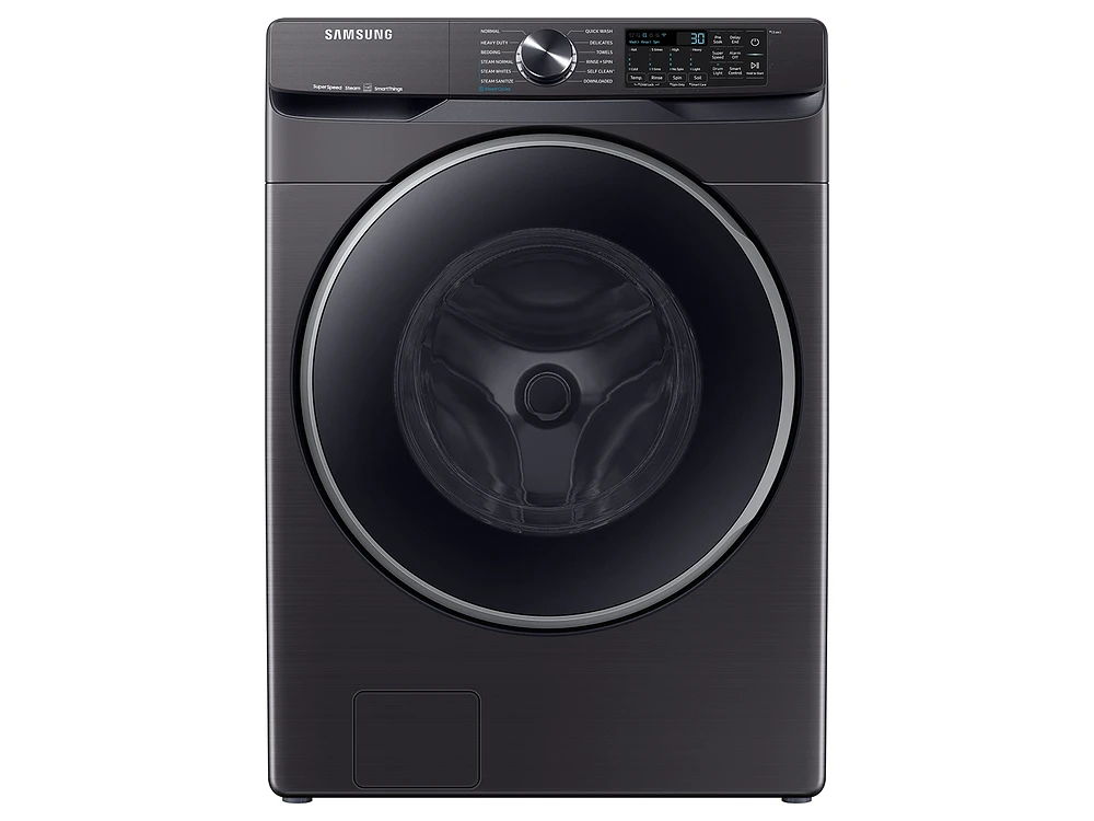 5.0 cu. ft. Extra-Large Capacity Smart Front Load Washer with Super Speed Wash in Brushed Black Washers - WF50A8500AV/A5 | Samsung US