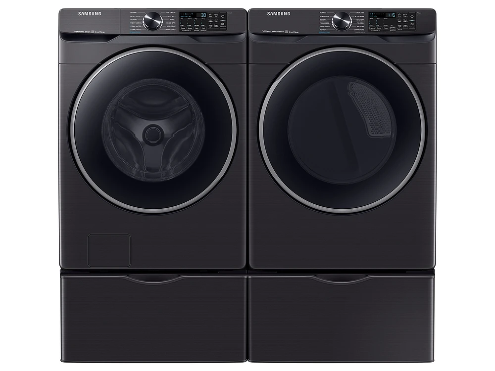 5.0 cu. ft. Extra-Large Capacity Smart Front Load Washer with Super Speed Wash in Brushed Black Washers - WF50A8500AV/A5 | Samsung US