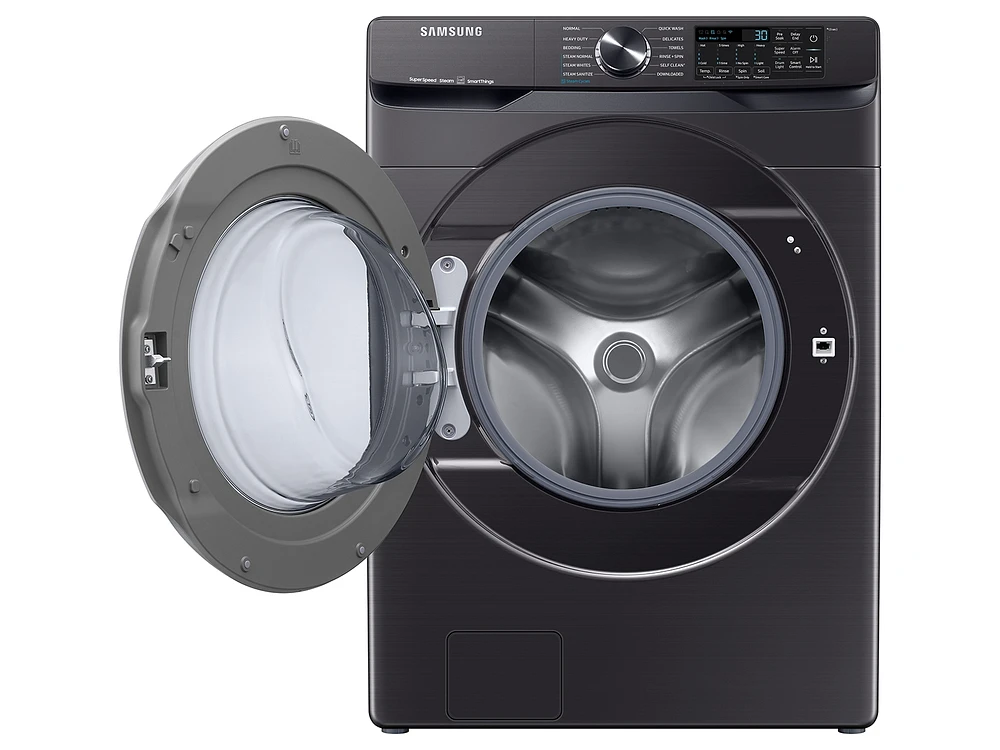 5.0 cu. ft. Extra-Large Capacity Smart Front Load Washer with Super Speed Wash in Brushed Black Washers - WF50A8500AV/A5 | Samsung US