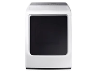 7.4 cu. ft. Electric Dryer with Integrated Touch Controls in White Dryer - DVE54M8750W/A3 | Samsung US