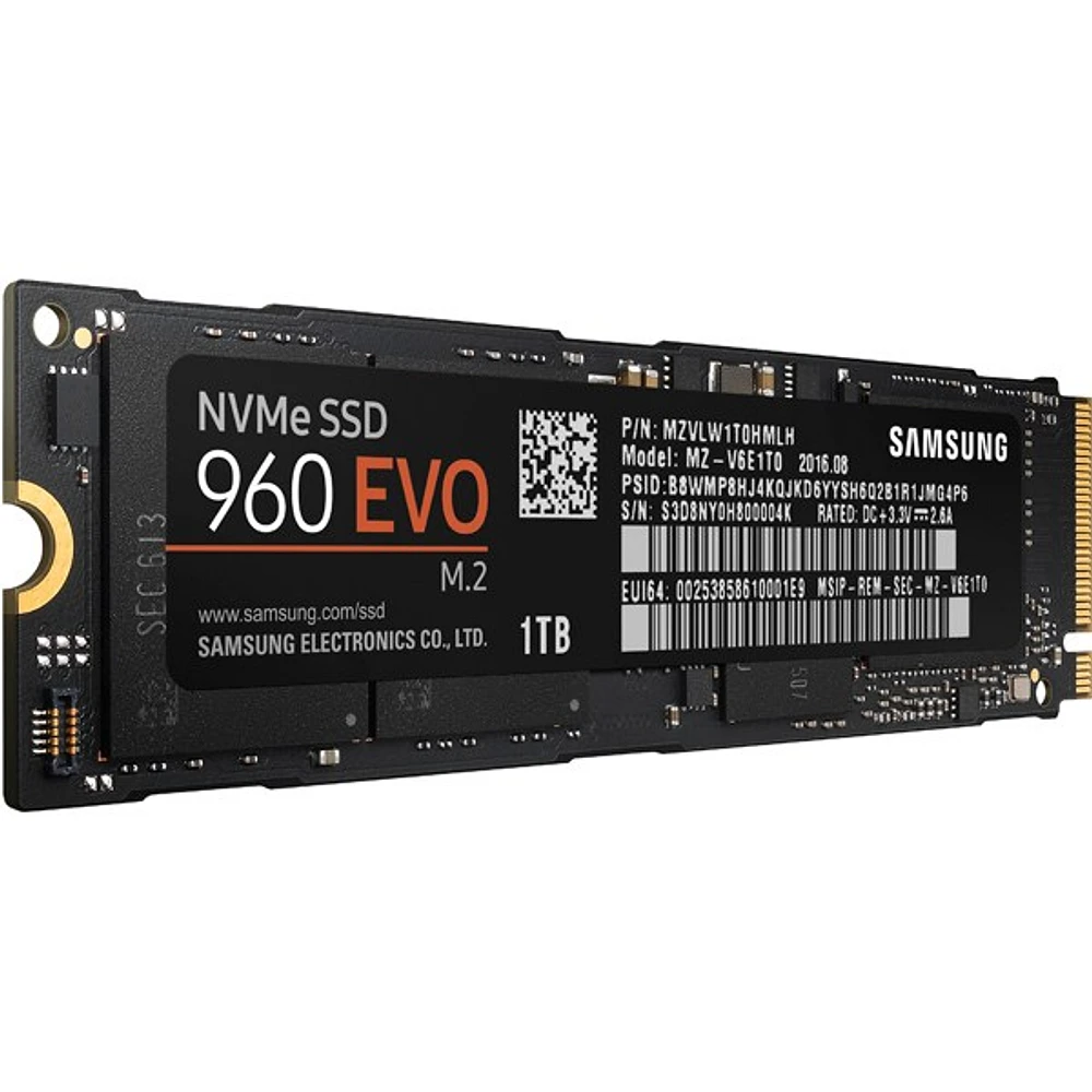 SSD 960 EVO M.2 1TB Memory & Storage - MZ-V6E1T0BW | Samsung US