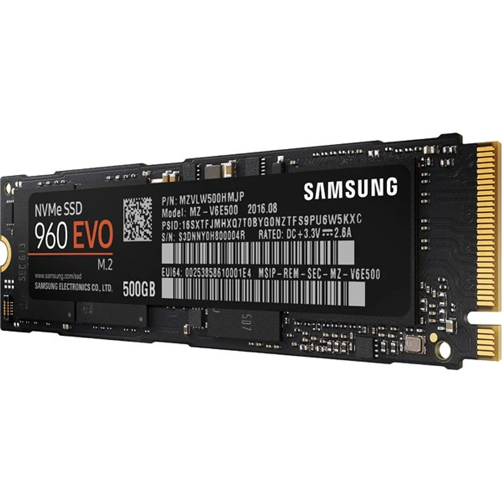 SSD 960 EVO M.2 500GB Memory & Storage - MZ-V6E500BW | Samsung US